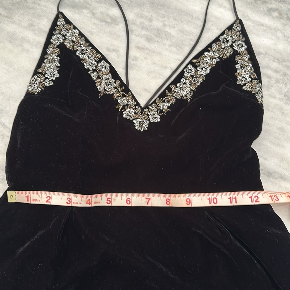 VELVET MINI DRESS - Picture 5 of 7